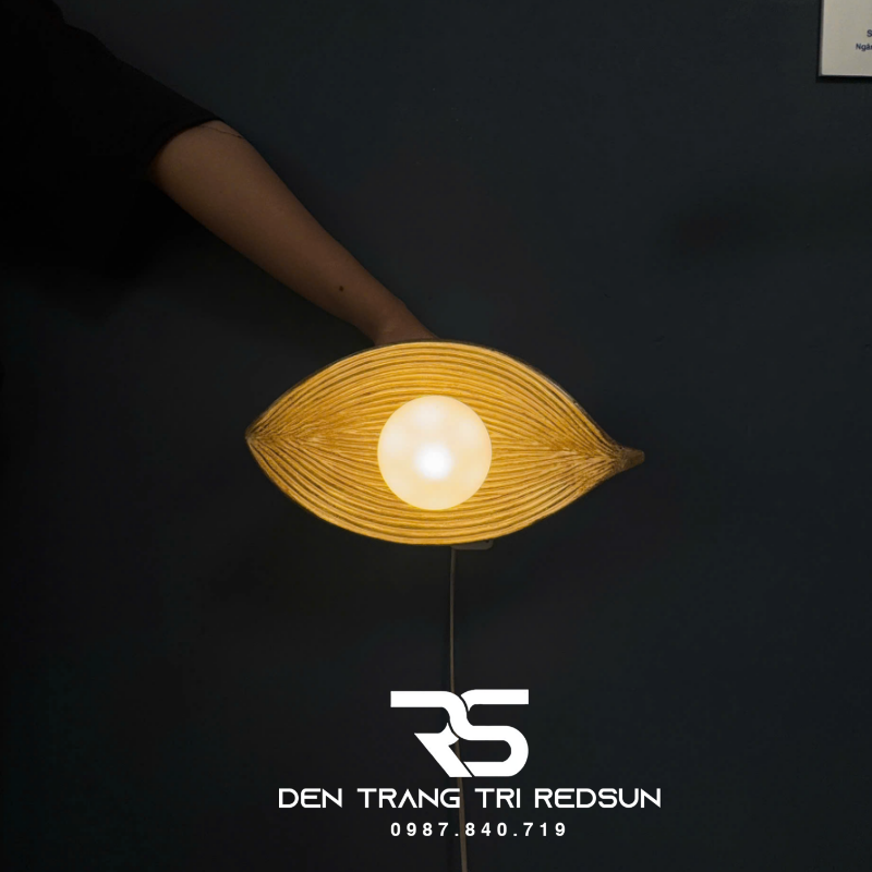 Đèn Tường Hiện Đại Hình Lá Trang Trí Phòng Khách, Phòng Ngủ Phong Cách Bắc Âu DT-1041