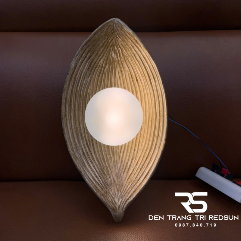 Đèn Tường Hiện Đại Hình Lá Trang Trí Phòng Khách, Phòng Ngủ Phong Cách Bắc Âu DT-1041
