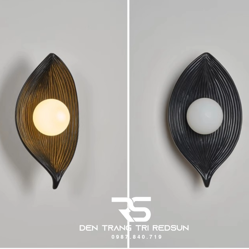 Đèn Tường Hiện Đại Hình Lá Trang Trí Phòng Khách, Phòng Ngủ Phong Cách Bắc Âu DT-1041