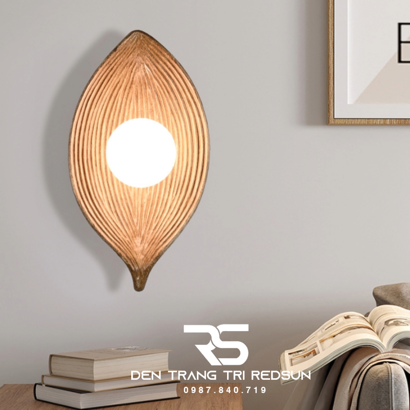 Đèn Tường Hiện Đại Hình Lá Trang Trí Phòng Khách, Phòng Ngủ Phong Cách Bắc Âu DT-1041