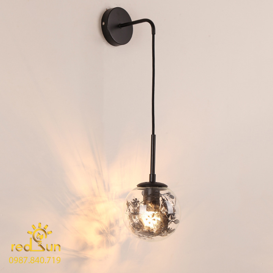 Đèn tường Trang Trí Phòng Khách, Cầu Thang Chao Thuỷ Tinh DT-8480