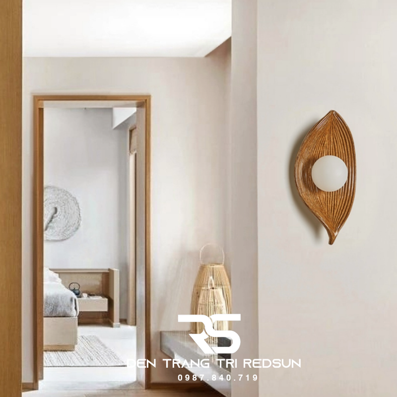 Đèn Tường Hiện Đại Hình Lá Trang Trí Phòng Khách, Phòng Ngủ Phong Cách Bắc Âu DT-1041