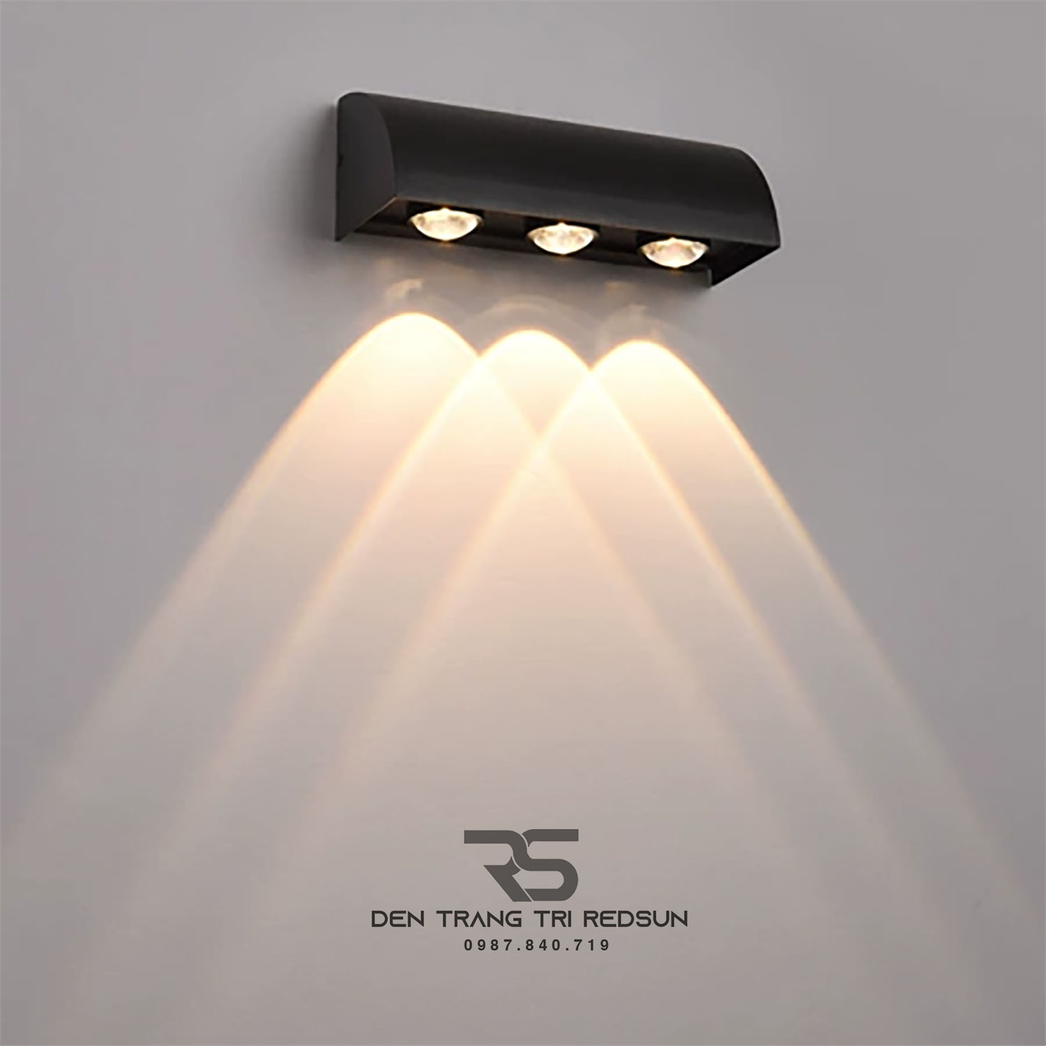 Đèn Tường Led Trang Trí Ngoài Trời Phong Cách Hiện Đại DT-C001 (LT062/3)