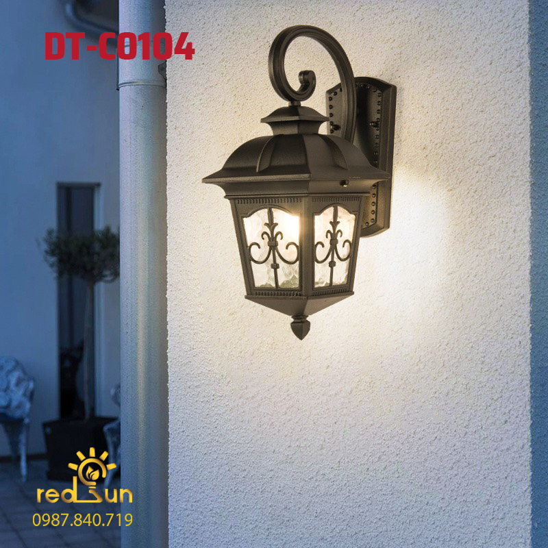 Đèn Tường Chùa Hợp Kim Lắp Ngoài Trời DT-C0104