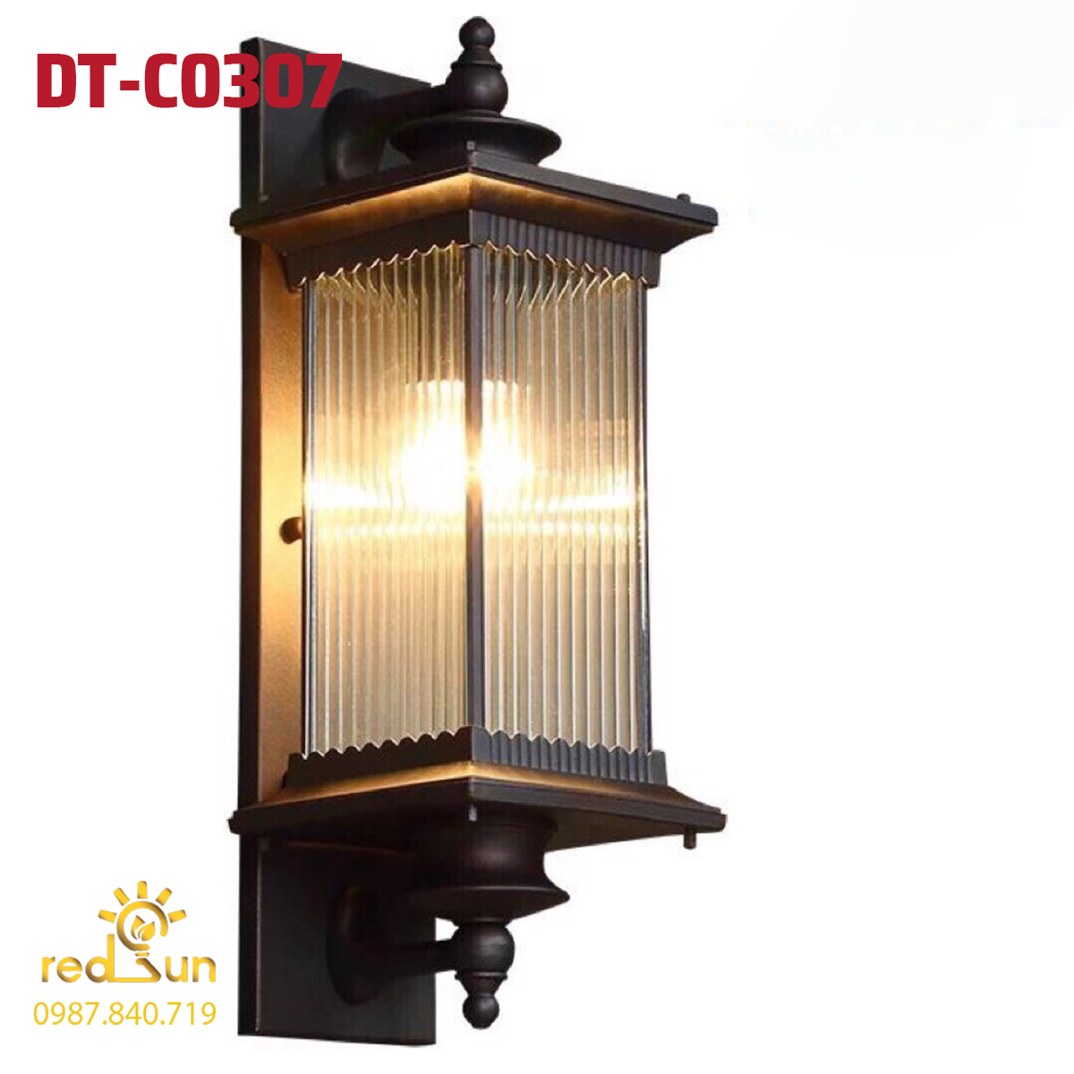 Đèn Tường Chùa Hợp Kim Lắp Ngoài Trời DT-C0307