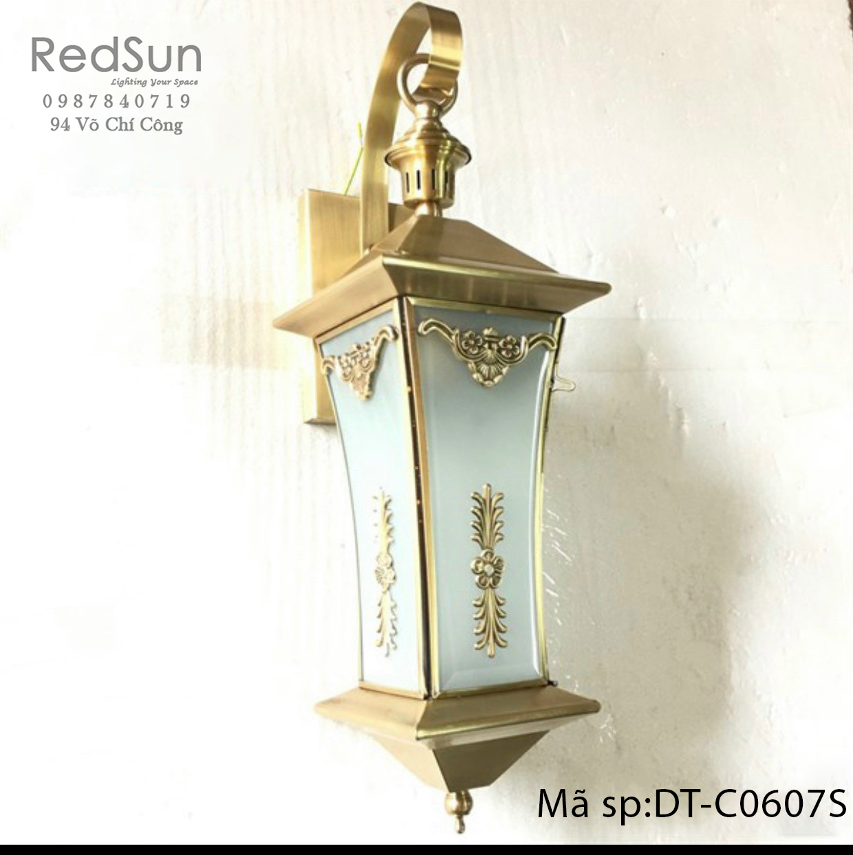 Đèn Tường Chùa Đồng Lắp Ngoài Trời DT-C0670S