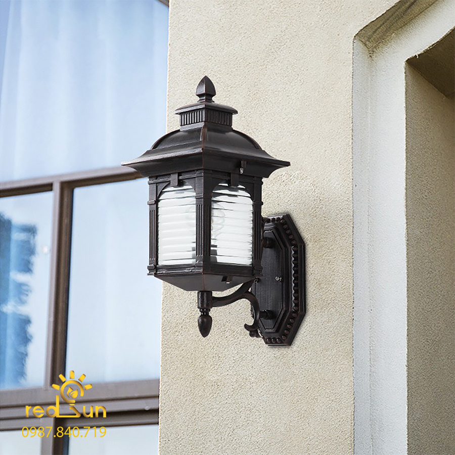 Đèn Tường Chùa Hợp Kim Lắp Ngoài Trời DT-C076