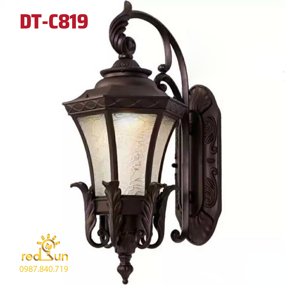 Đèn Tường Chùa Hợp Kim Lắp Ngoài Trời DT-C819