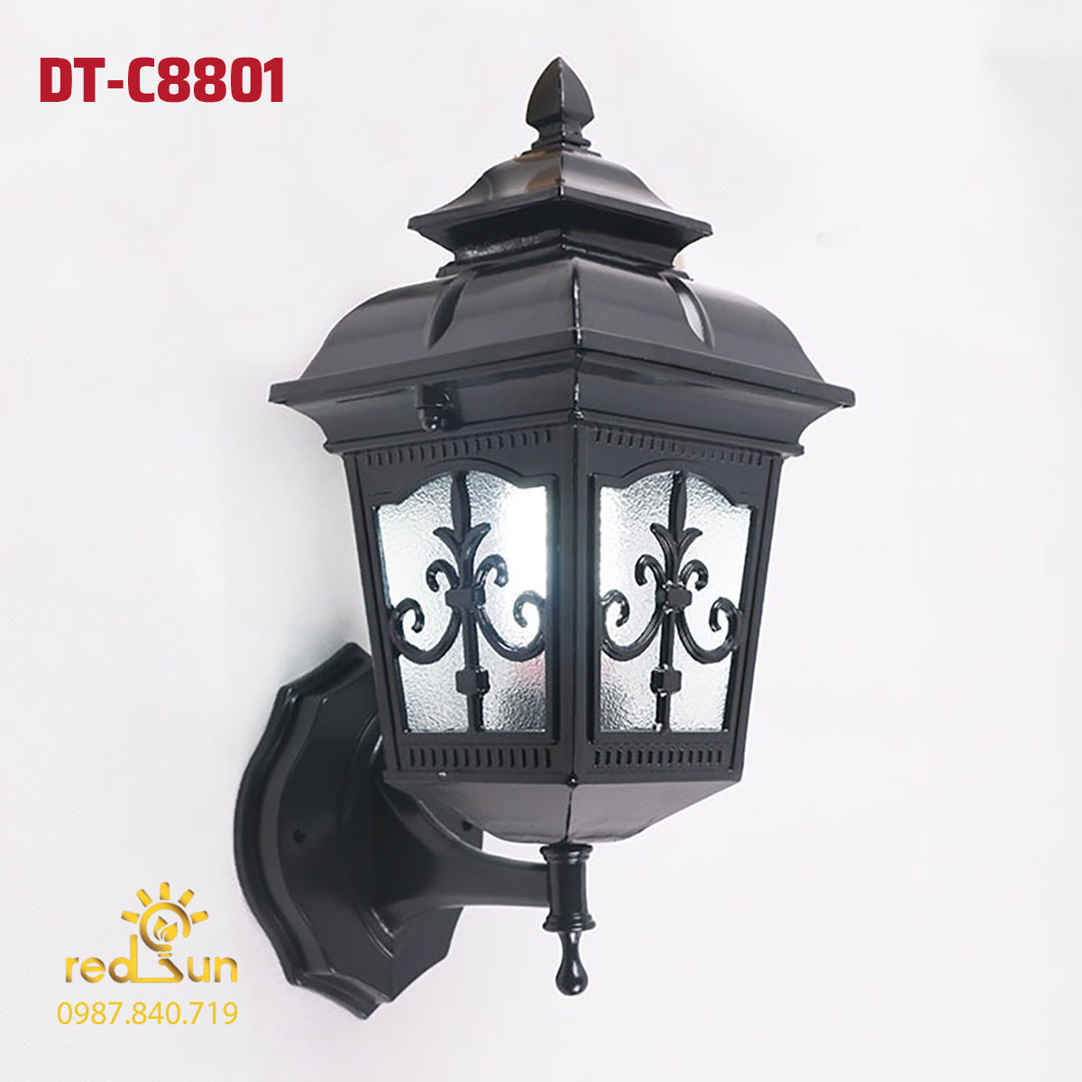 Đèn Tường Chùa Hợp Kim Lắp Ngoài Trời DT-C8801