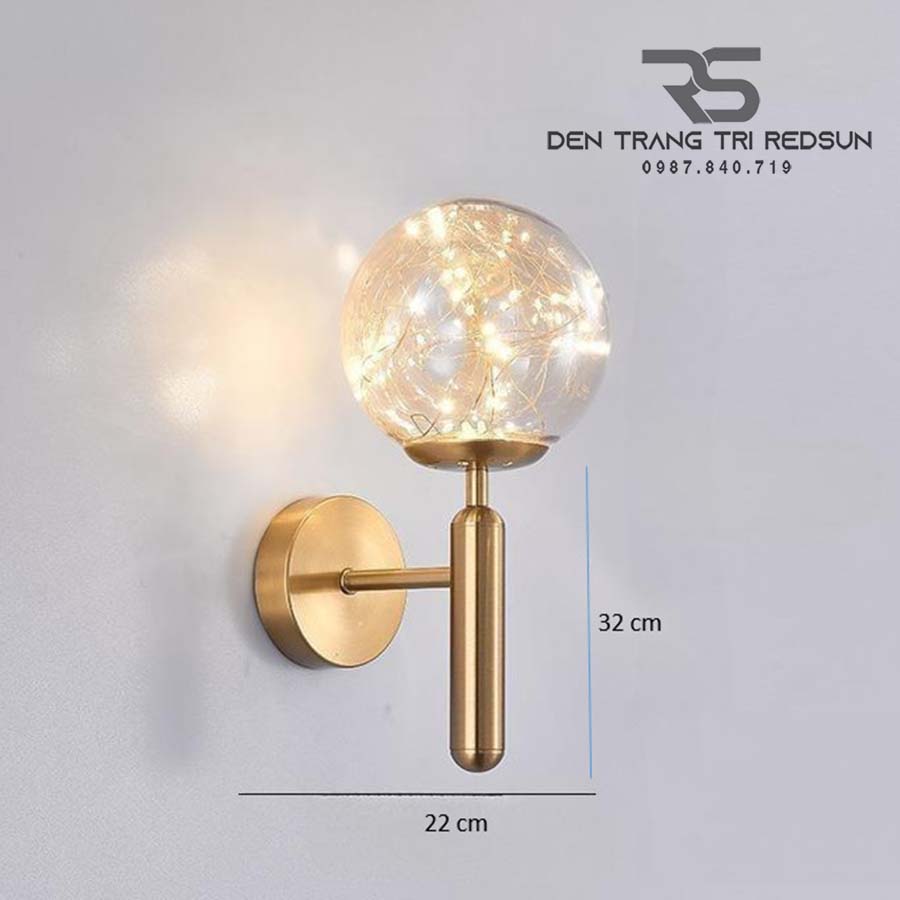 Đèn Tường Trang Trí Phòng Khách, Phòng Ngủ, Cầu Thang Phong Cách Bắc Âu DT1150-PS