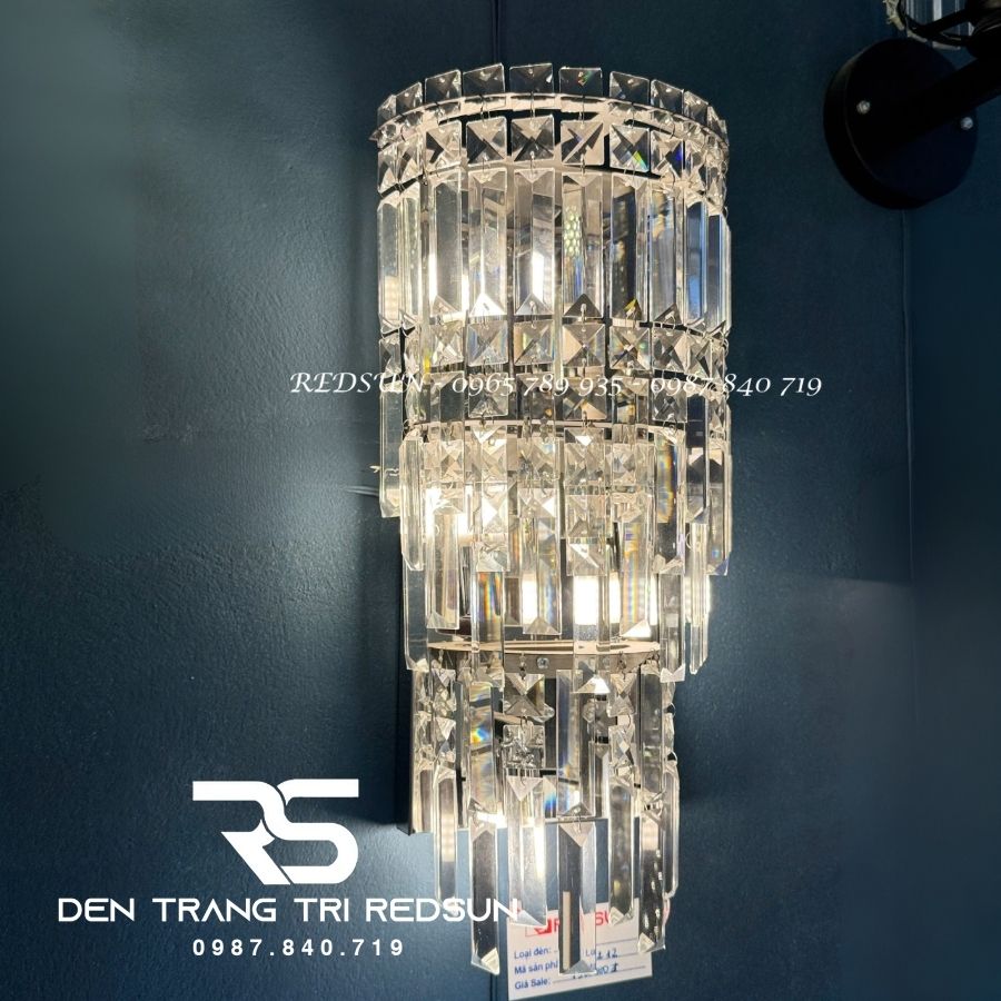 Đèn Tường Pha Lê Trang Trí Phòng Khách Hiện Đại DT1212