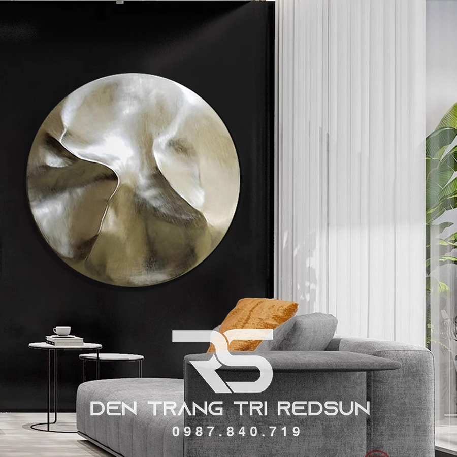 Tranh Treo Tường Thủ Công Trang Trí Phòng Khách, Phòng Ngủ, Hành Lang Phong Cách Trừu Tượng Hiện Đại DDC-022