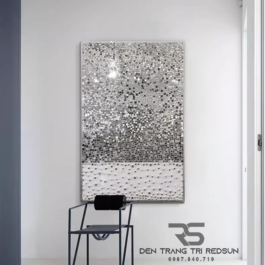 Gương Treo Tường Nghệ Thuật Trang Trí Phòng Khách, Phòng Ăn, Hành Lang Phong Cách Bắc Âu GDC-009