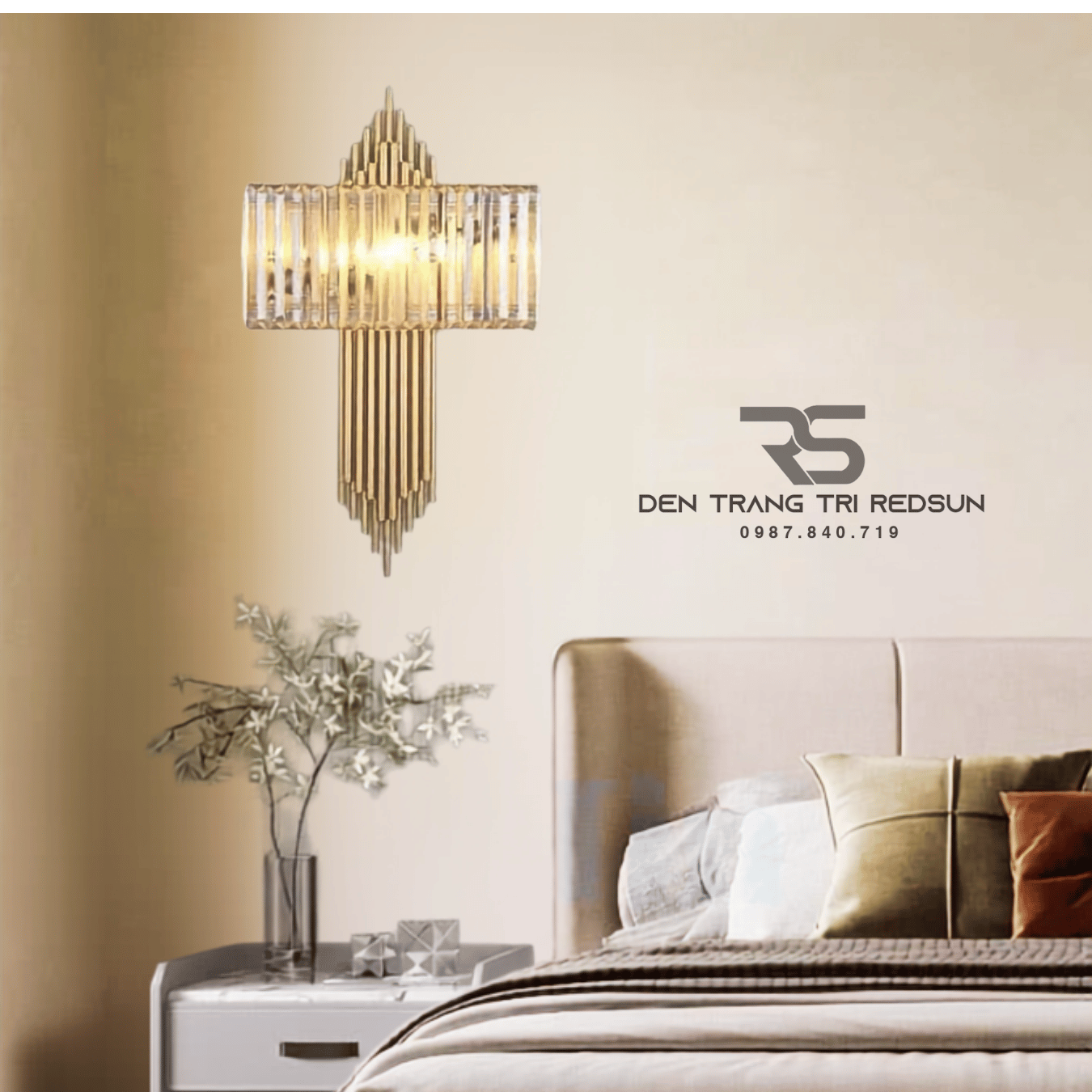 Đèn Tường Pha Lê Trang Trí Phòng Khách, Phòng Ngủ, Phòng Ăn Hiện Đại DT-C6663S