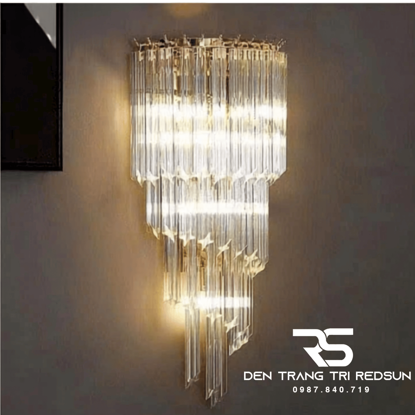 Đèn Tường Pha Lê Trang Trí Phòng Khách, Phòng Ngủ, Phòng Ăn Hiện Đại DT-C6622