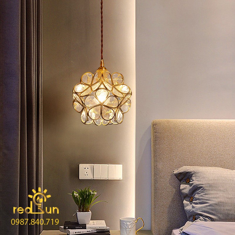 Chao đèn thả hiện đại hoa chùm CDT-L002