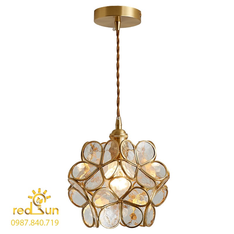 Chao đèn thả hiện đại hoa chùm CDT-L002