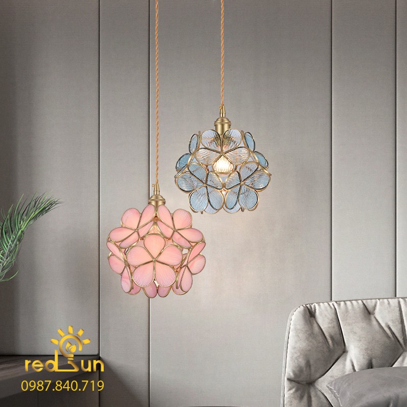 Chao đèn thả hiện đại hoa chùm CDT-L002