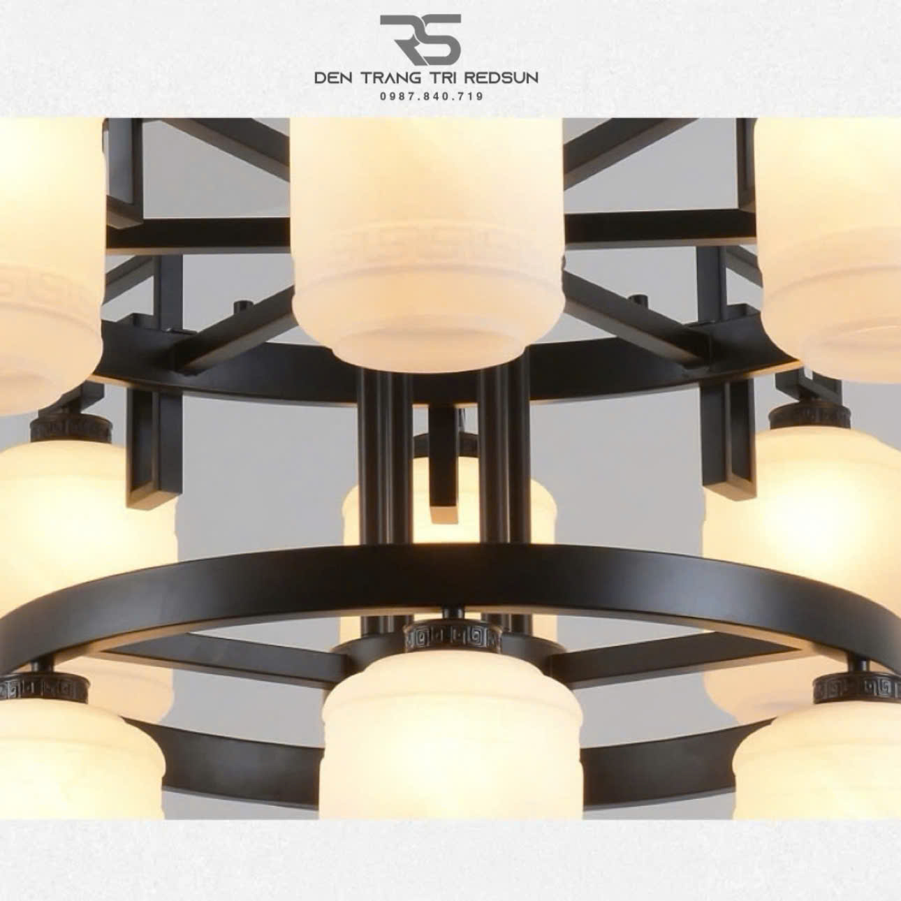 Đèn Chùm Phòng Khách Phong Cách Indochine IDC-017