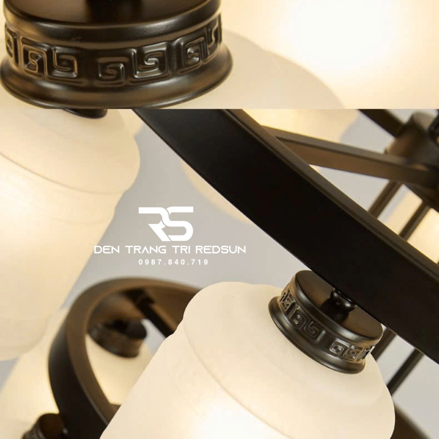 Đèn Chùm Phòng Khách Phong Cách Indochine IDC-017