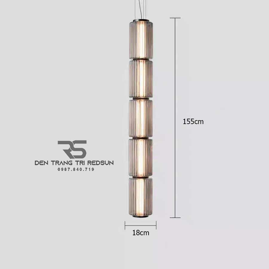 Đèn Thả Bàn Ăn Hiện Đại Phong Cách Bắc Âu Dạng Khối DC-T118