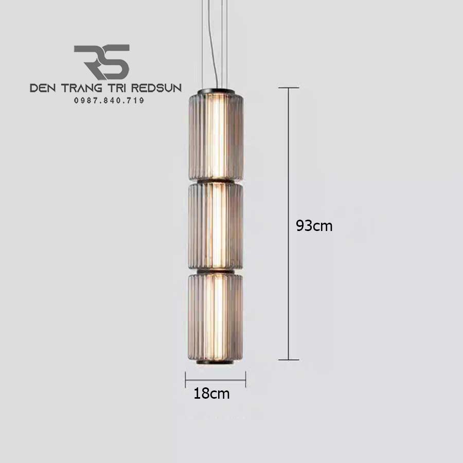 Đèn Thả Bàn Ăn Hiện Đại Phong Cách Bắc Âu Dạng Khối DC-T118