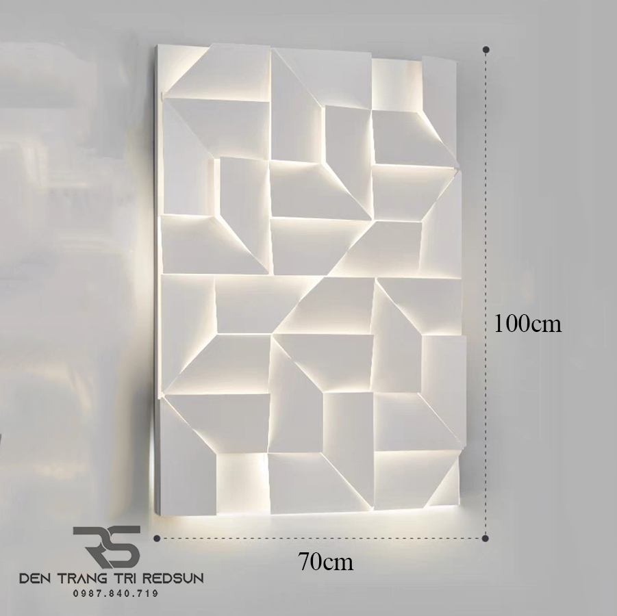 Tranh Đèn Treo Tường Nghệ Thuật Trang Trí Phòng Khách, Phòng Ngủ, Hành Lang Phong Cách Bắc Âu DDC-006