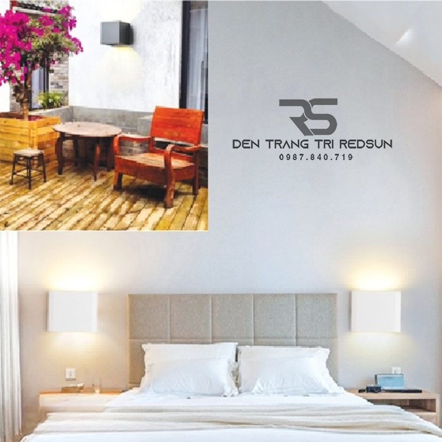 Đèn Led Tường 2 Đầu Trang Trí Phòng Khách, Phòng Ngủ, Cầu Thang Phong Cách Bắc Âu LT004