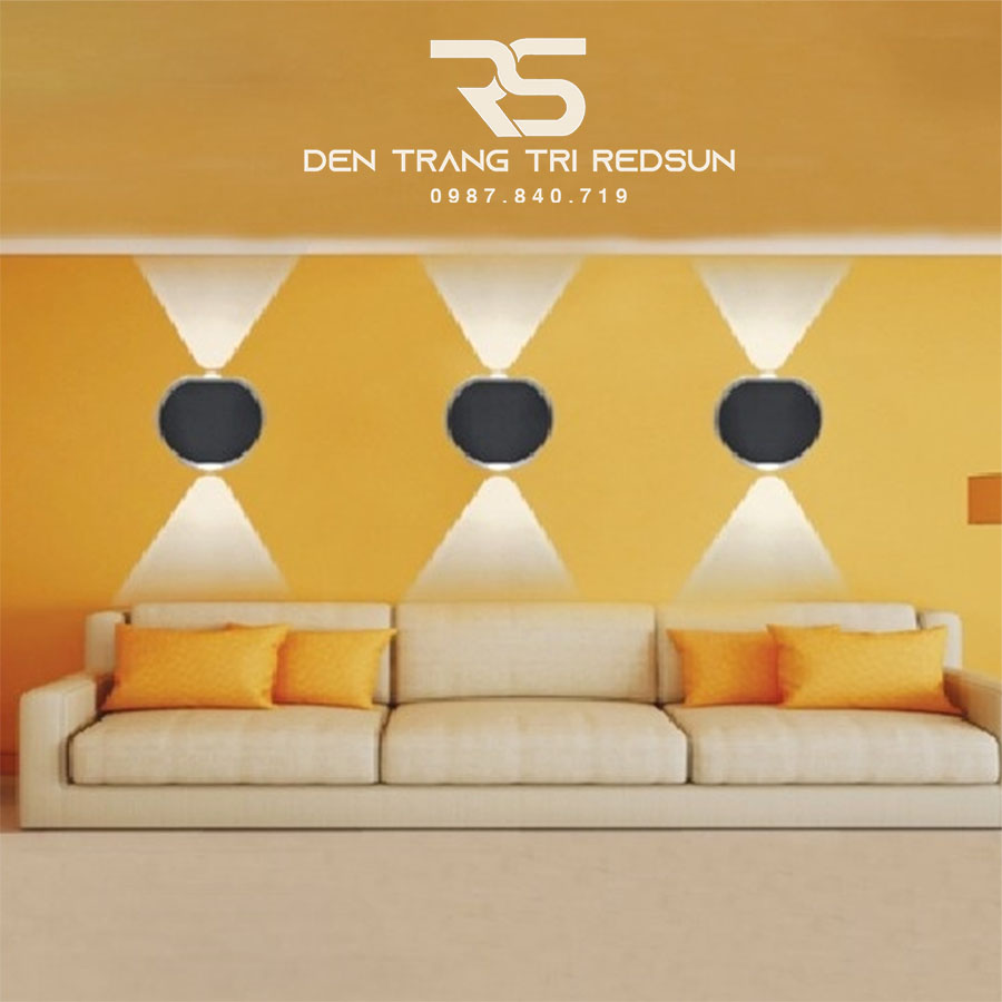 Đèn Led Tường 2 Đầu Trang Trí Phòng Khách, Phòng Ngủ, Cầu Thang Phong Cách Bắc Âu LT006