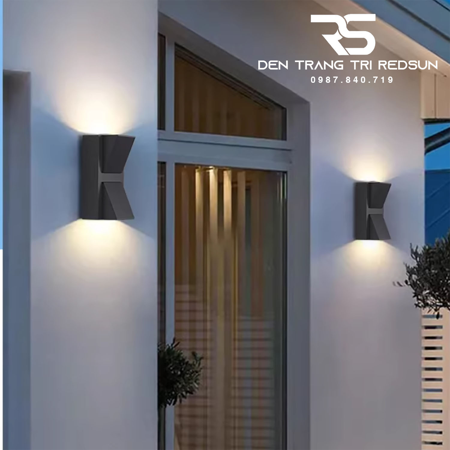 Đèn Tường Led Trang Trí Ngoài Trời Phong Cách Hiện Đại DT-C6152