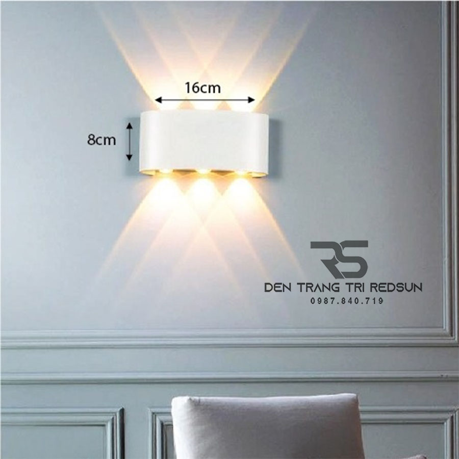 Đèn Led Tường Trang Trí Phòng Khách, Phòng Ngủ, Cầu Thang Phong Cách Bắc Âu LT016