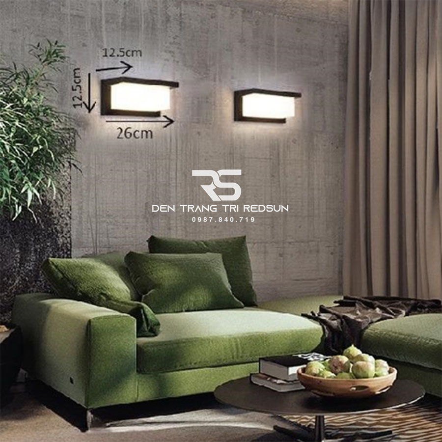 Đèn Led Tường Trang Trí Ngoài Trời, Phòng Khách, Phòng Ngủ, Cầu Thang Phong Cách Bắc Âu LT040
