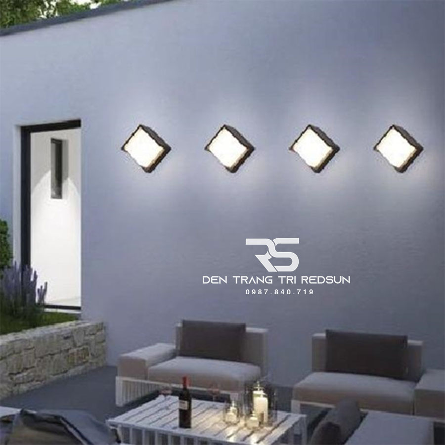 Đèn Led Tường Trang Trí Ngoài Trời, Phòng Khách, Phòng Ngủ, Cầu Thang Phong Cách Bắc Âu LT042