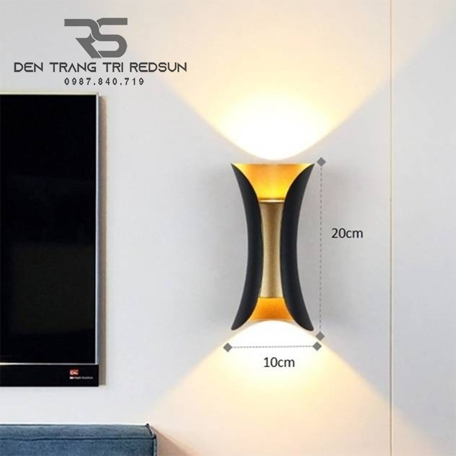 Đèn Led Tường Trang Trí Ngoài Trời, Phòng Khách, Phòng Ngủ, Cầu Thang Phong Cách Bắc Âu LT047