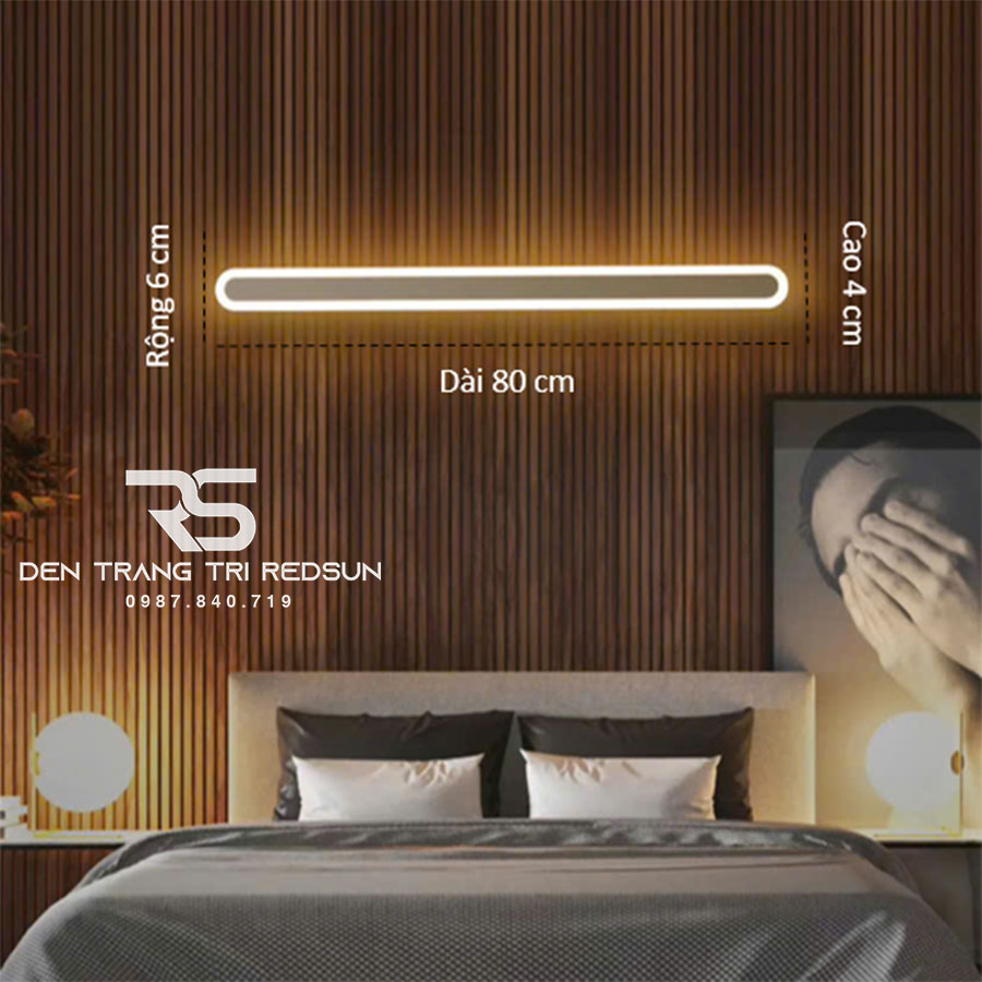 Đèn Led Tường Trang Trí Phòng Khách, Phòng Ngủ, Cầu Thang Phong Cách Bắc Âu LT057