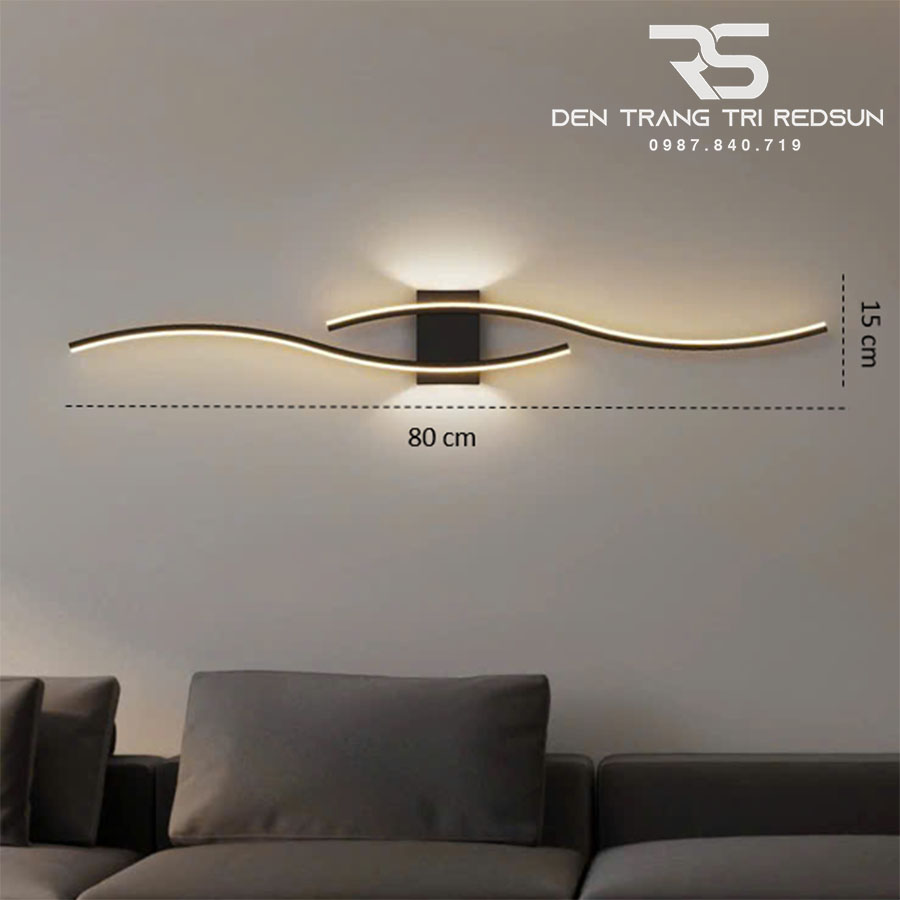 Đèn Led Tường Trang Trí Phòng Khách, Phòng Ngủ, Cầu Thang Phong Cách Bắc Âu LT058