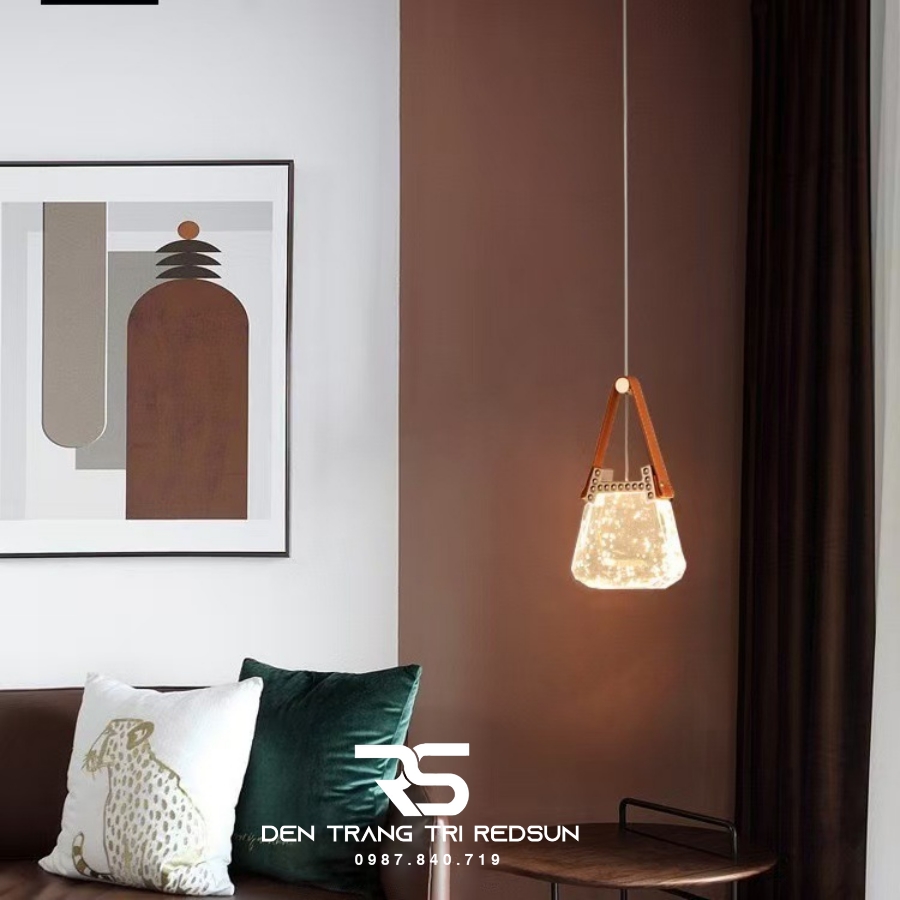Đèn Thả Trần Lắp Phòng Khách, Phòng Ngủ, Bàn Ăn, Thông Tầng Cầu Thang Hiện Đại Chất Liệu Pha Lê HTK071