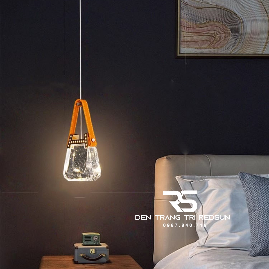 Đèn Thả Trần Lắp Phòng Khách, Phòng Ngủ, Bàn Ăn, Thông Tầng Cầu Thang Hiện Đại Chất Liệu Pha Lê HTK071