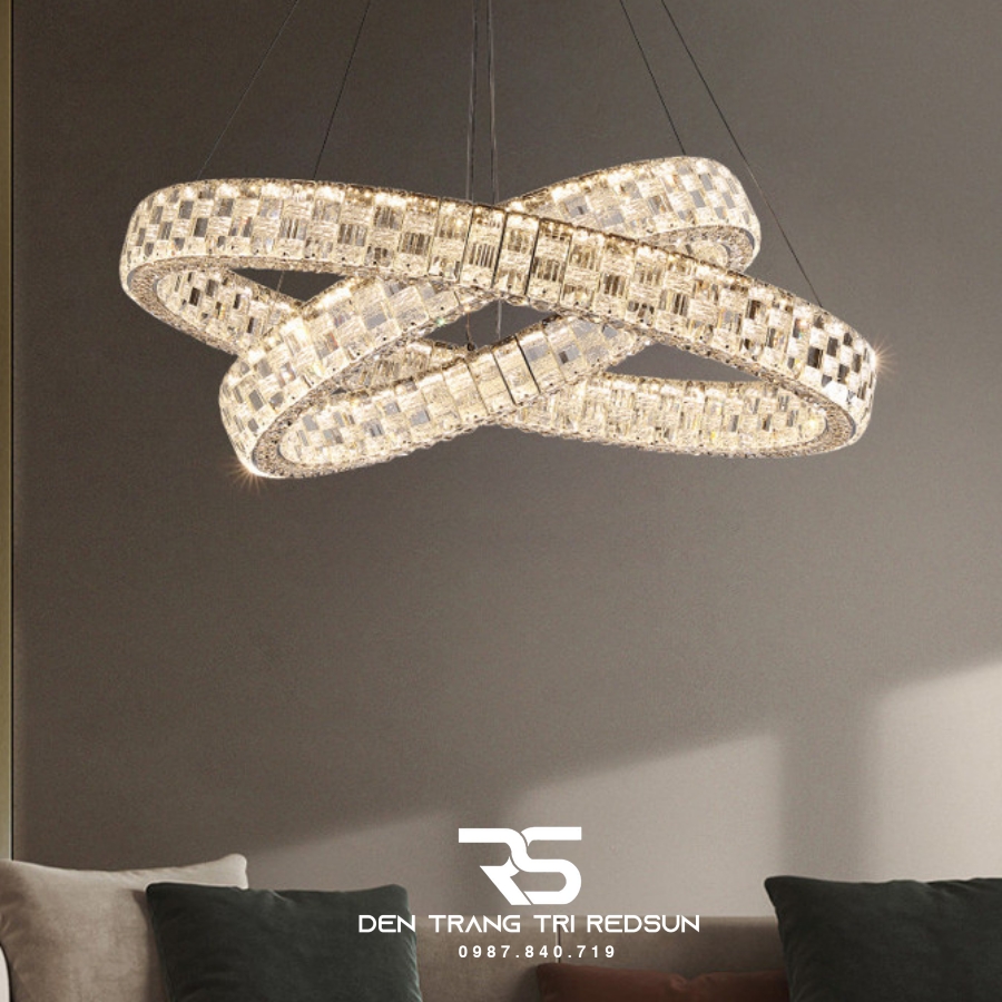 Đèn Thả Pha Lê Phòng Khách, Phòng Ngủ, Bàn Ăn Hiện Đại TPL128