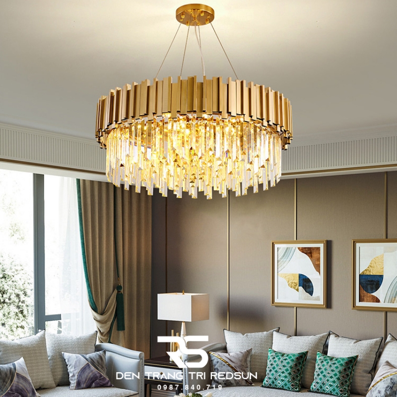 Đèn Thả Pha Lê Phòng Khách, Phòng Ngủ, Bàn Ăn Hiện Đại TPL016