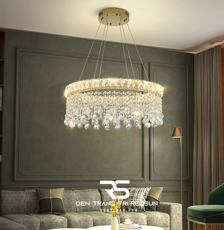 Đèn Thả Pha Lê Phòng Khách, Phòng Ngủ, Bàn Ăn Hiện Đại TPL046