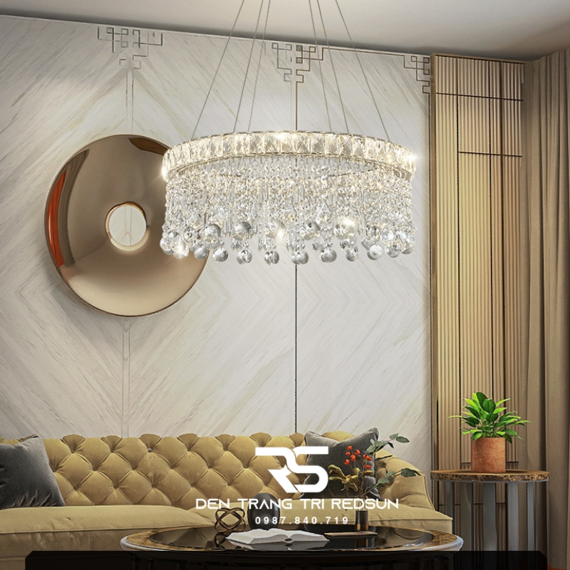Đèn Thả Pha Lê Phòng Khách, Phòng Ngủ, Bàn Ăn Hiện Đại TPL046
