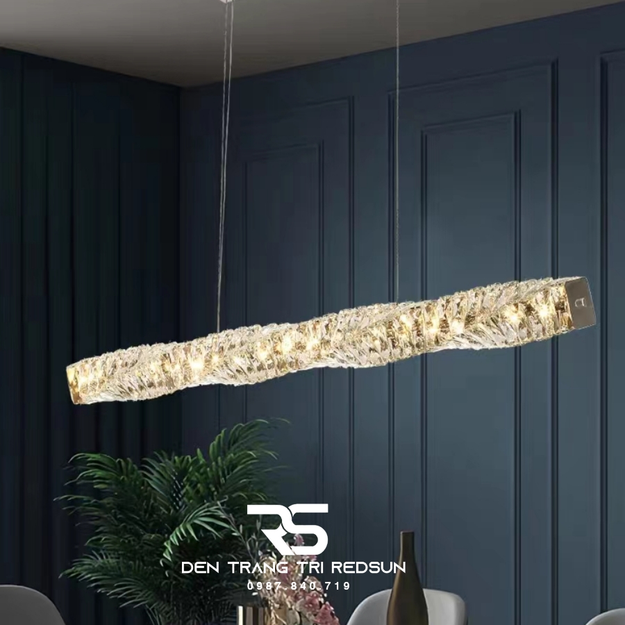 Đèn Thả Pha Lê Bàn Ăn, Bàn Đảo Hiện Đại TPL075