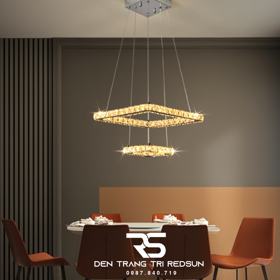 Đèn Thả Pha Lê Phòng Khách, Phòng Ngủ, Bàn Ăn Hiện Đại TPL098