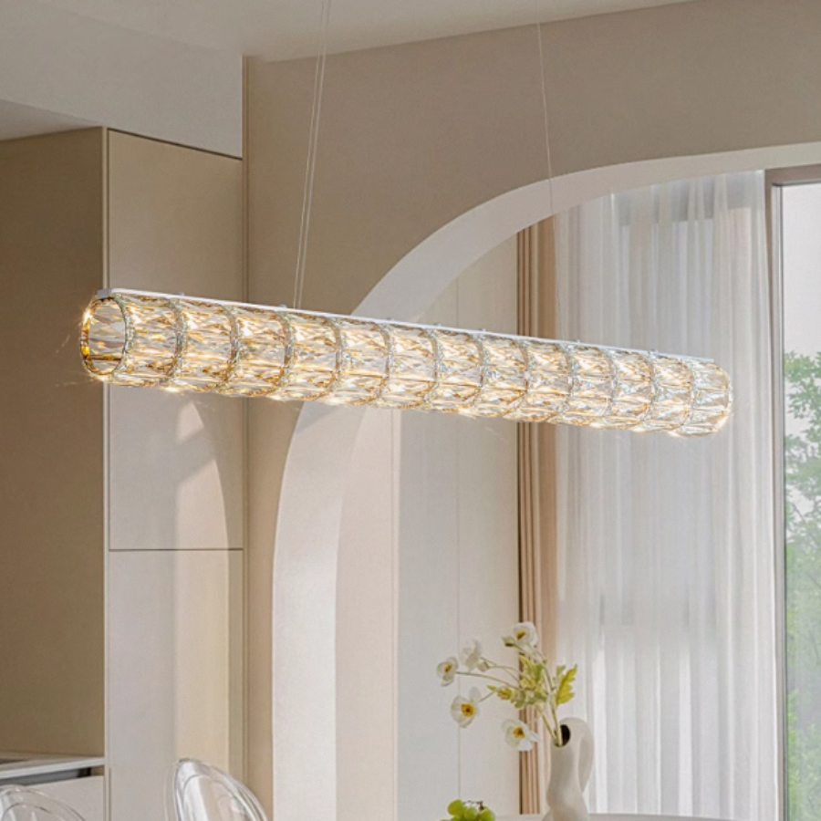 Đèn Thả Pha Lê Bàn Ăn, Bàn Đảo Hiện Đại TPL110