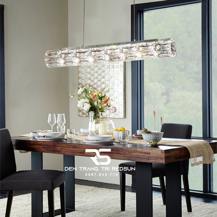 Đèn Thả Pha Lê Bàn Ăn, Bàn Đảo Hiện Đại TPL110