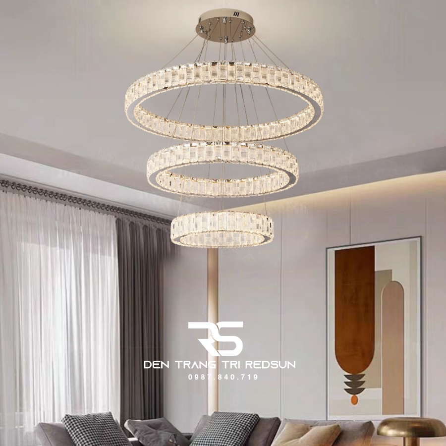 Đèn Thả Pha Lê Phòng Khách, Phòng Ngủ, Bàn Ăn Hiện Đại TPL128
