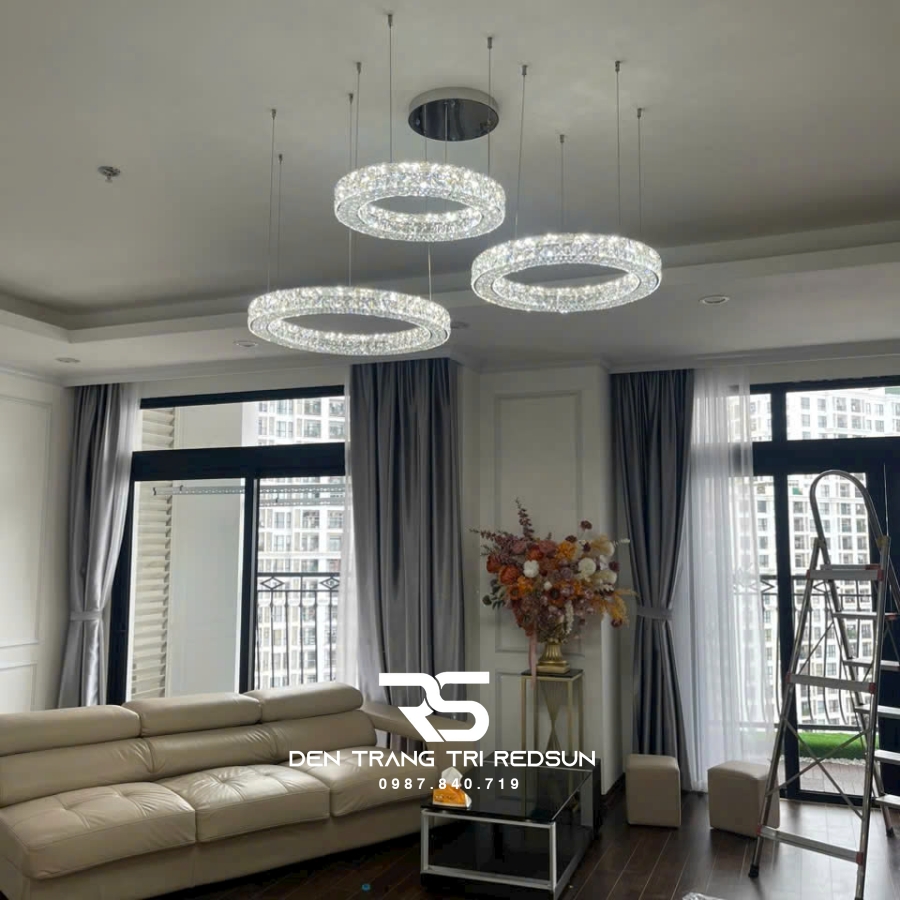 Đèn Thả Pha Lê Phòng Khách, Phòng Ngủ, Bàn Ăn Hiện Đại TPL132