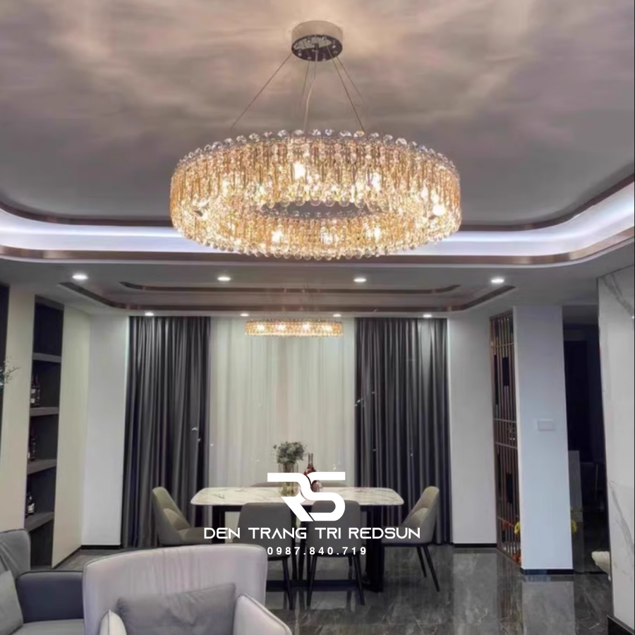 Đèn Thả Pha Lê Phòng Khách, Phòng Ngủ, Bàn Ăn Hiện Đại TPL134