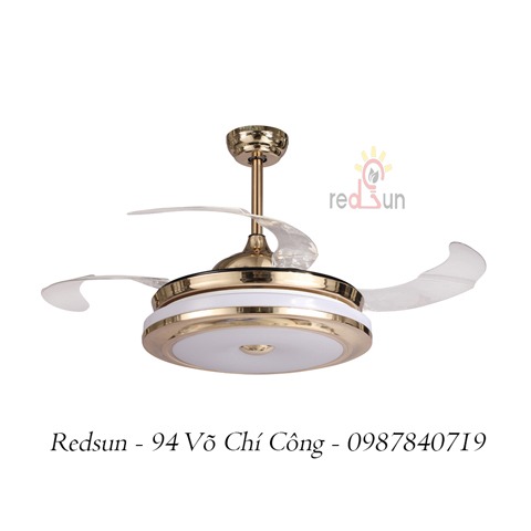Đèn Quạt Trần cánh cụp xòe Y42-8430FG